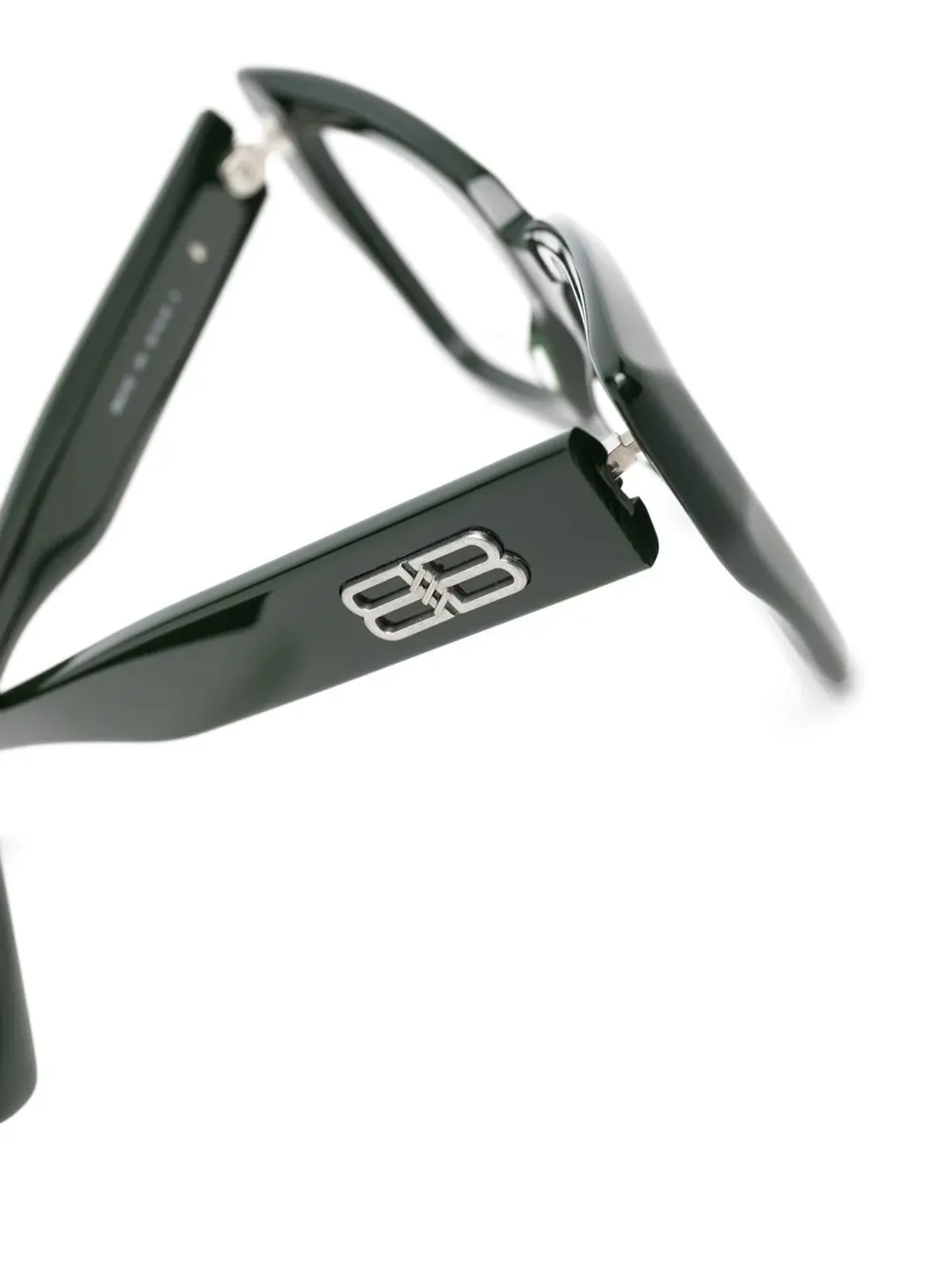 Balenciaga Eyewear cat-eye frame glasses - Green - 画像3