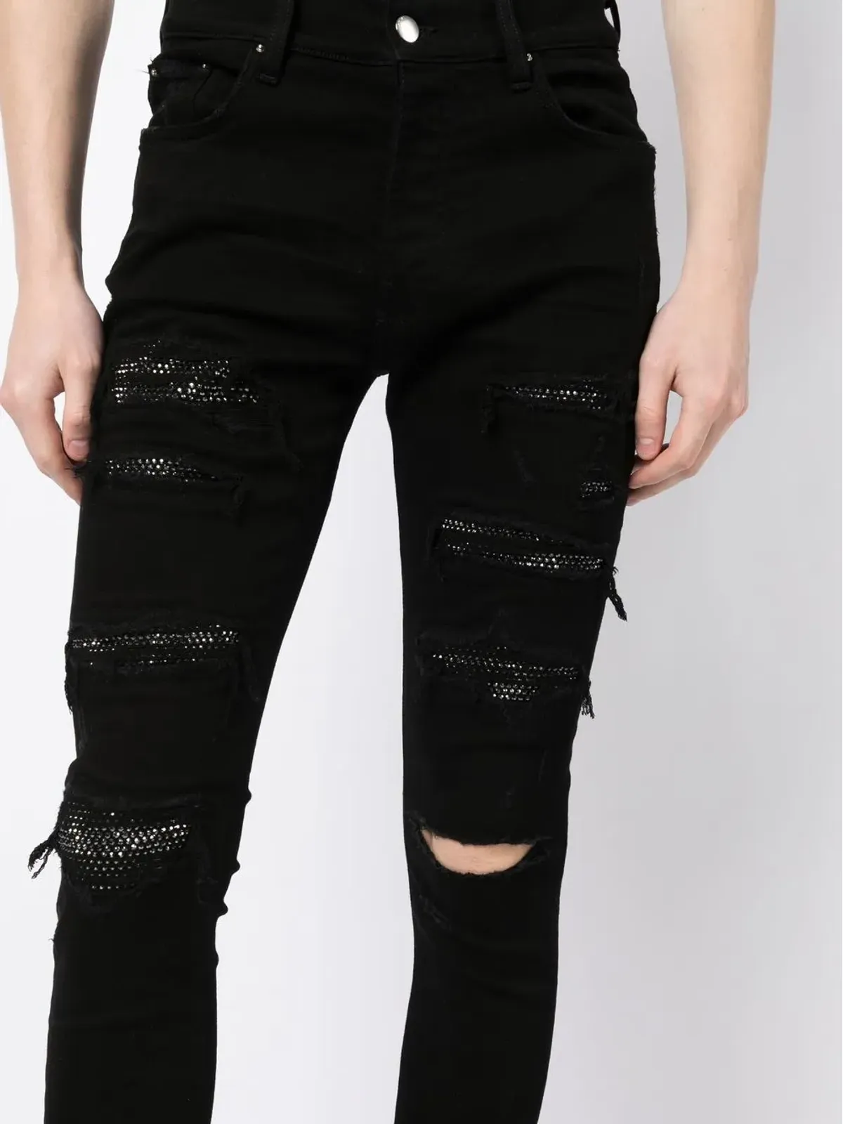 AMIRI Thrasher クリスタル付きジーンズ - 画像5