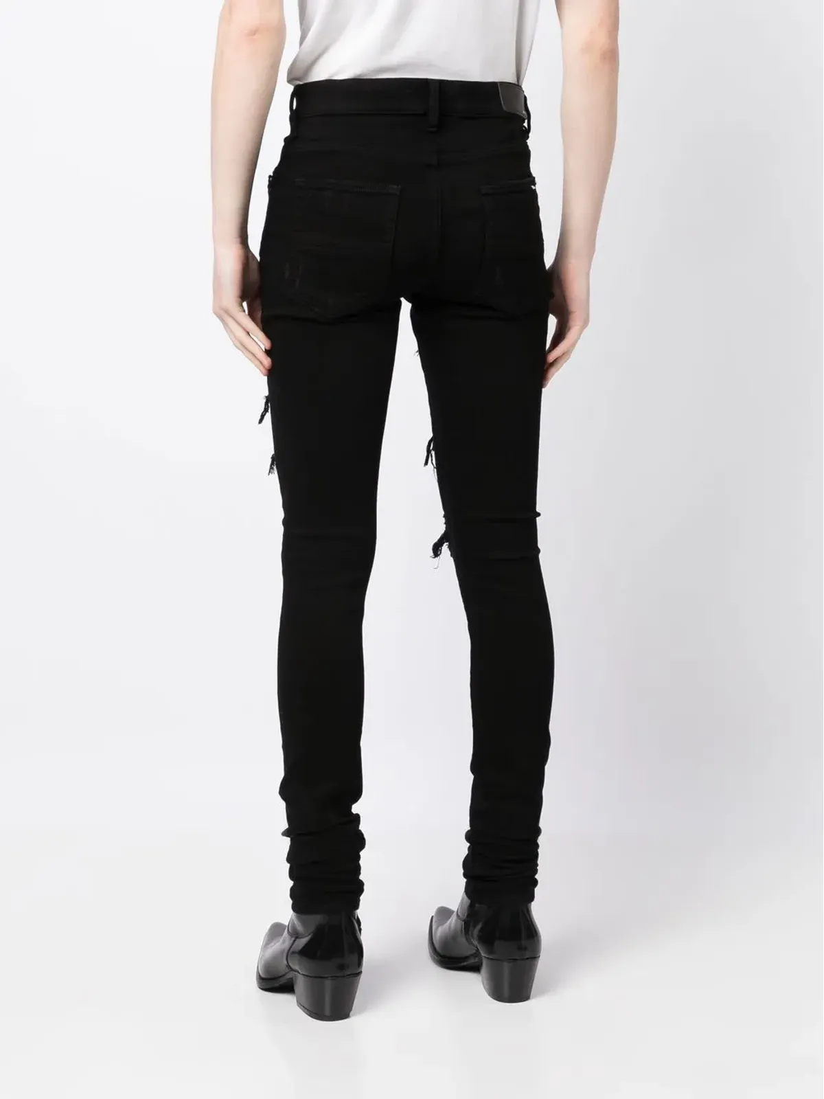 AMIRI Thrasher クリスタル付きジーンズ - 画像4