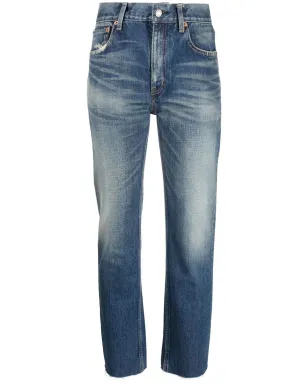 Saint Laurent ハイライズ ストレートジーンズ - サムネイル1