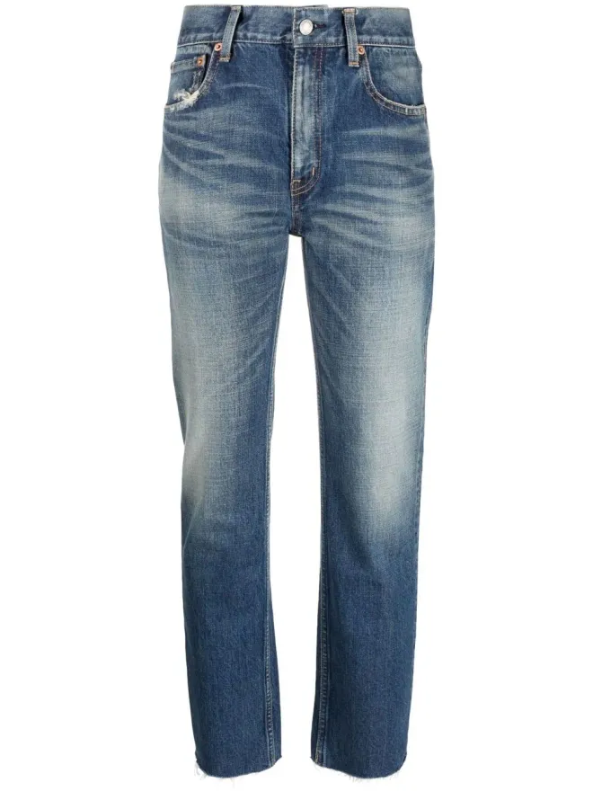 Saint Laurent Saint Laurent ハイライズ ストレートジーンズの商品画像