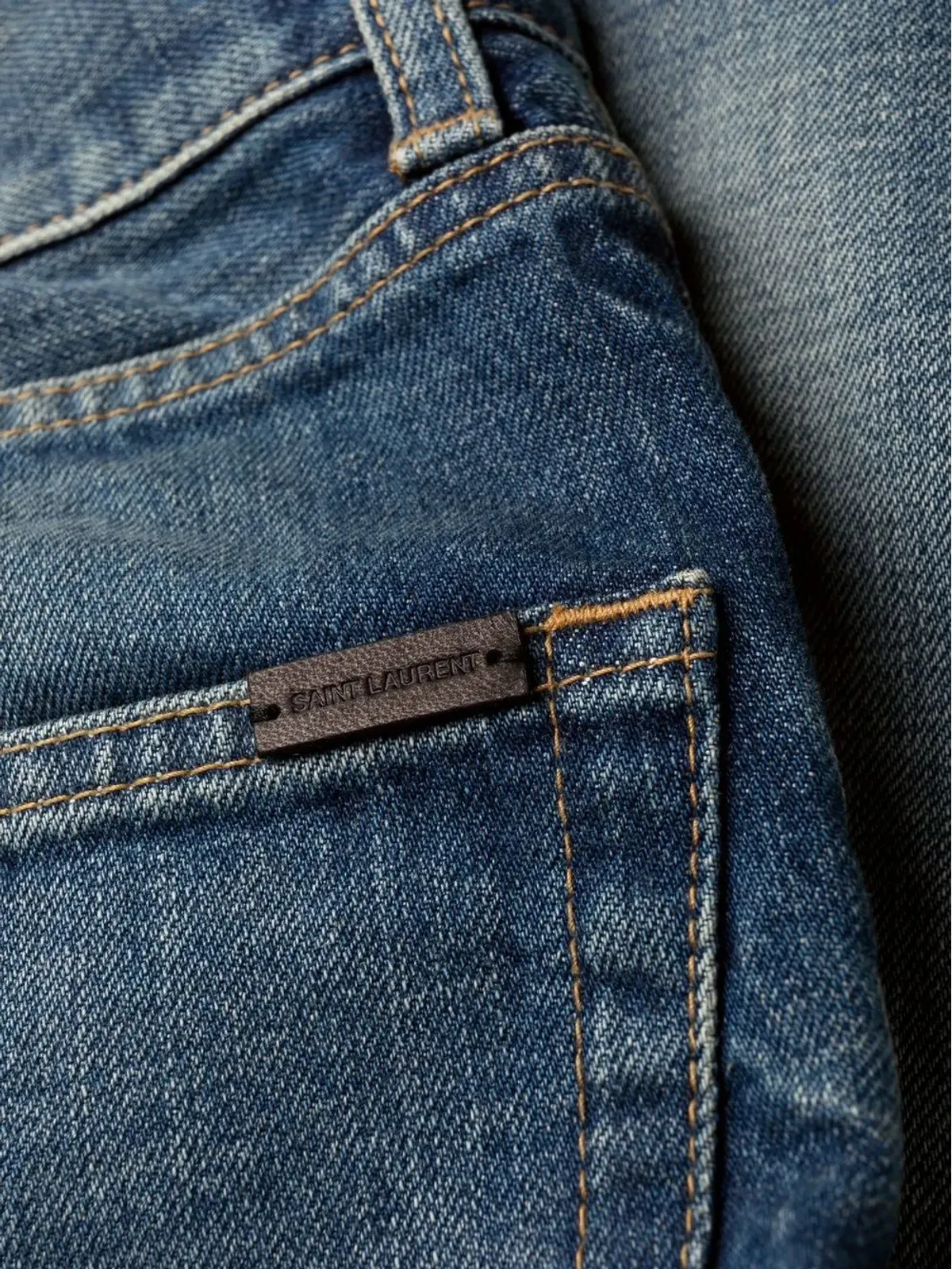 Saint Laurent ハイライズ ストレートジーンズ - 画像5