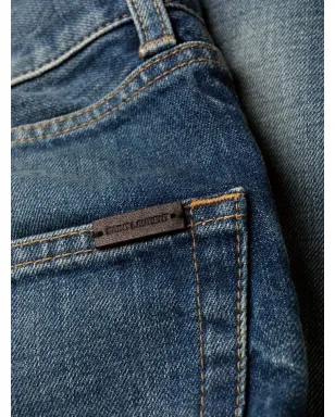 Saint Laurent ハイライズ ストレートジーンズ - サムネイル5