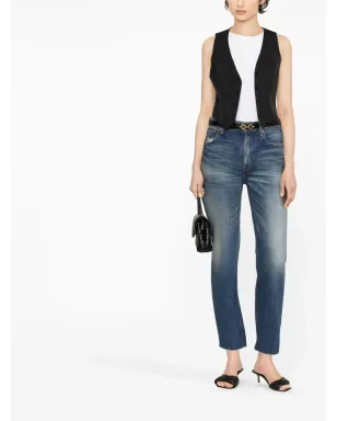 Saint Laurent ハイライズ ストレートジーンズ - サムネイル2