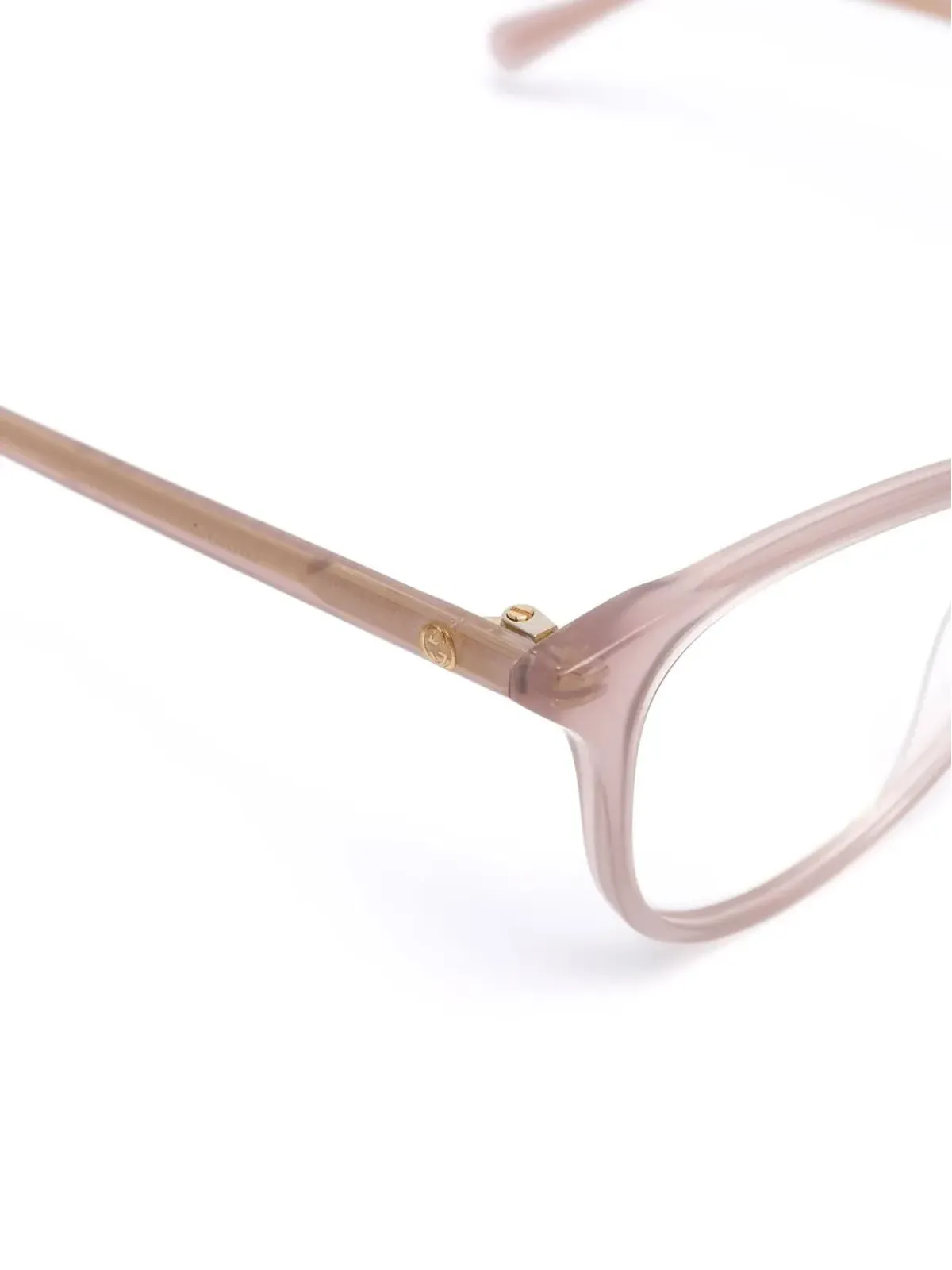Gucci Eyewear 透明キャットアイフレーム眼鏡 - 画像3