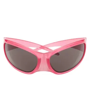 Balenciaga Eyewear Skin キャットアイサングラス ピンク - サムネイル1
