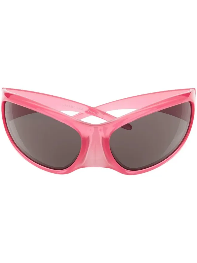 Balenciaga Eyewear Balenciaga Eyewear Skin キャットアイサングラス ピンクの商品画像