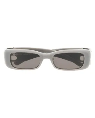 Balenciaga Eyewear ロゴプレート矩形フレームサングラス - サムネイル1
