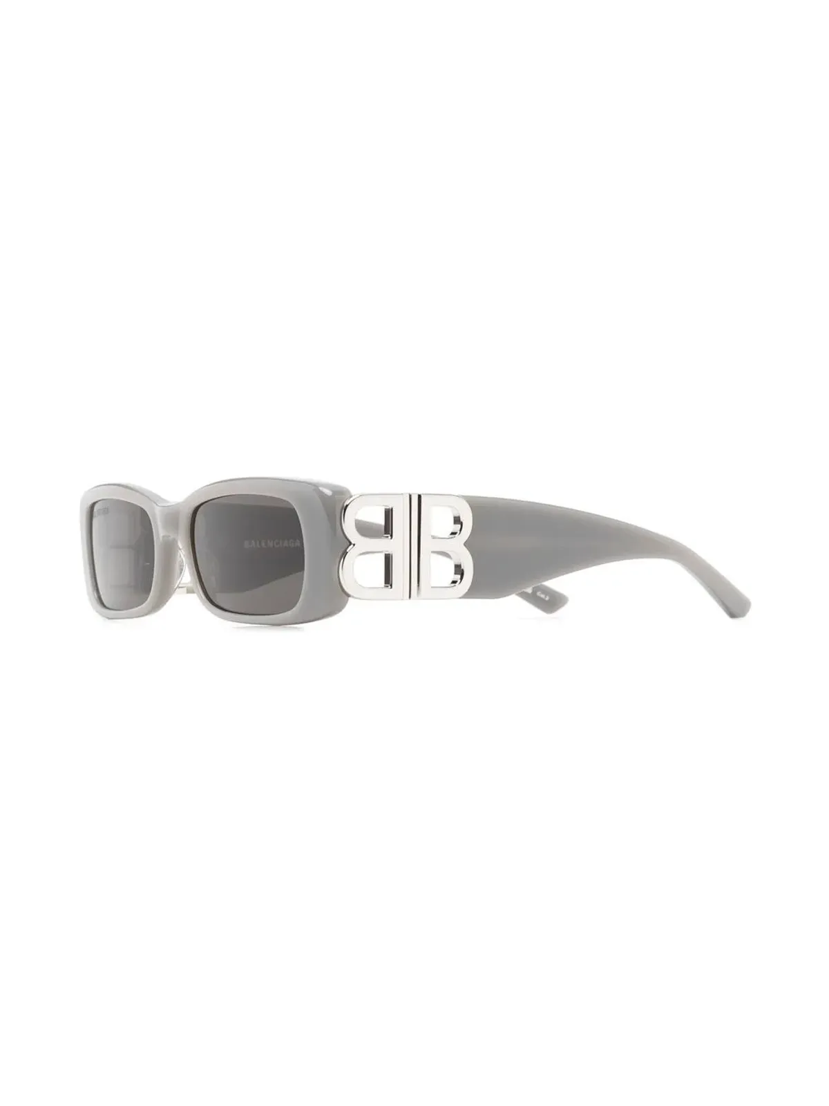 Balenciaga Eyewear ロゴプレート矩形フレームサングラス - 画像2