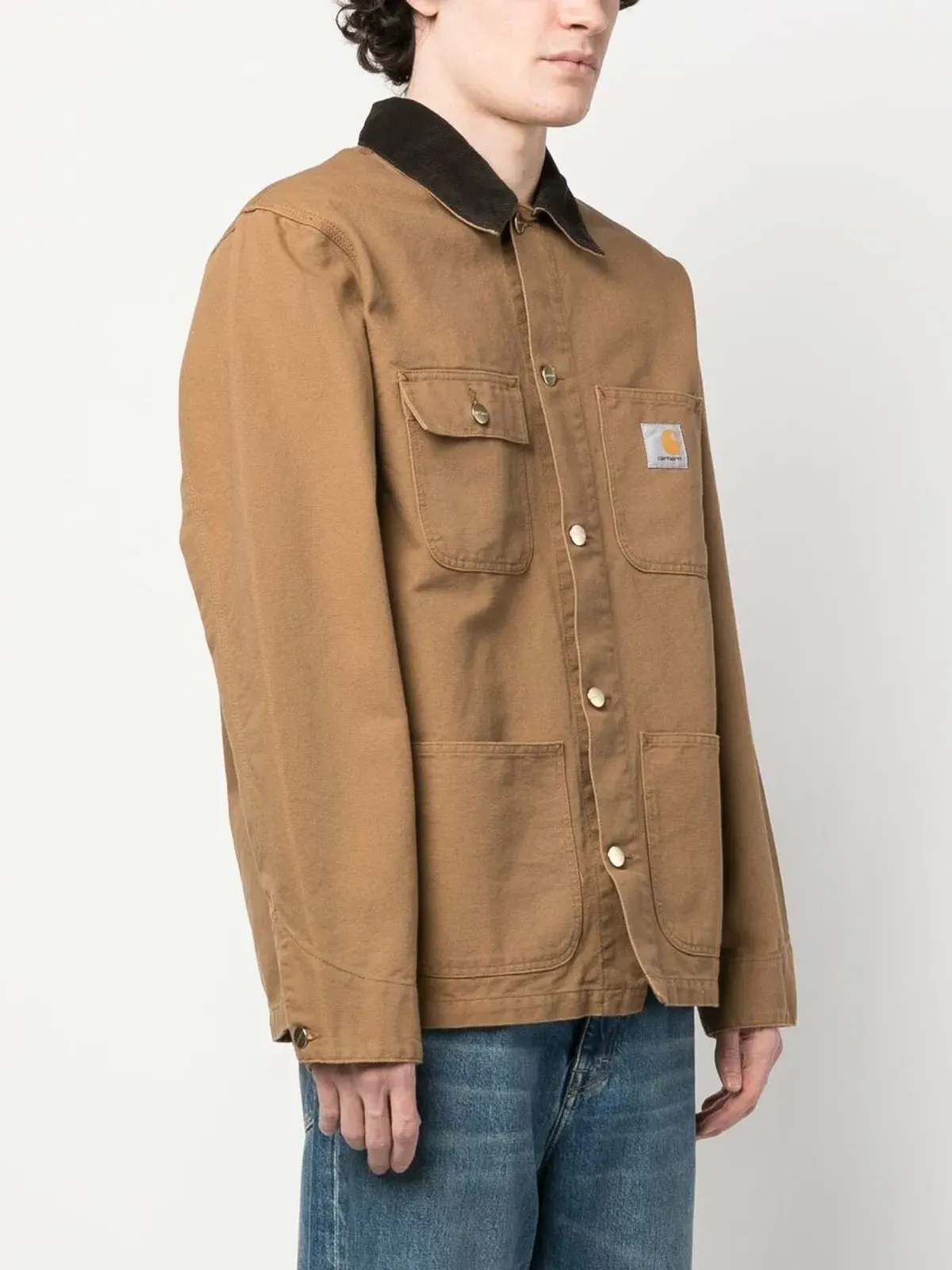 Carhartt WIP ミシガン オーガニックコットン シングルブレストコート - ブラウン - 画像3