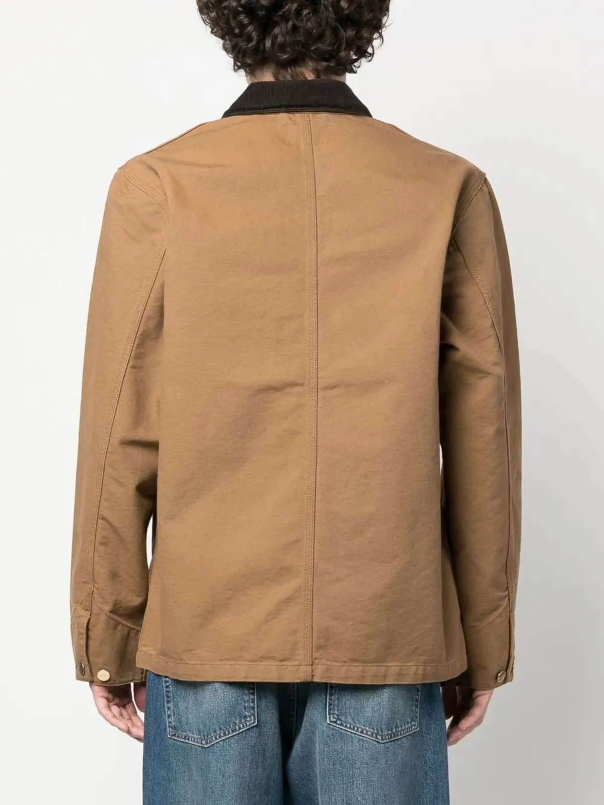 Carhartt WIP ミシガン オーガニックコットン シングルブレストコート - ブラウン - 画像4