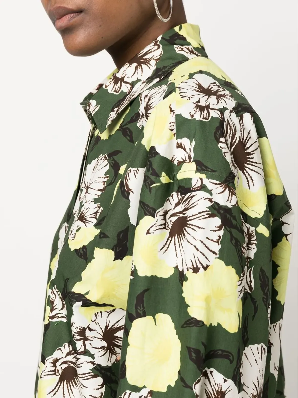 MSGM フローラルプリント長袖シャツ - 画像5