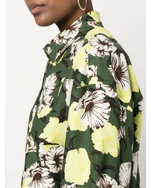 MSGM フローラルプリント長袖シャツ - サムネイル5