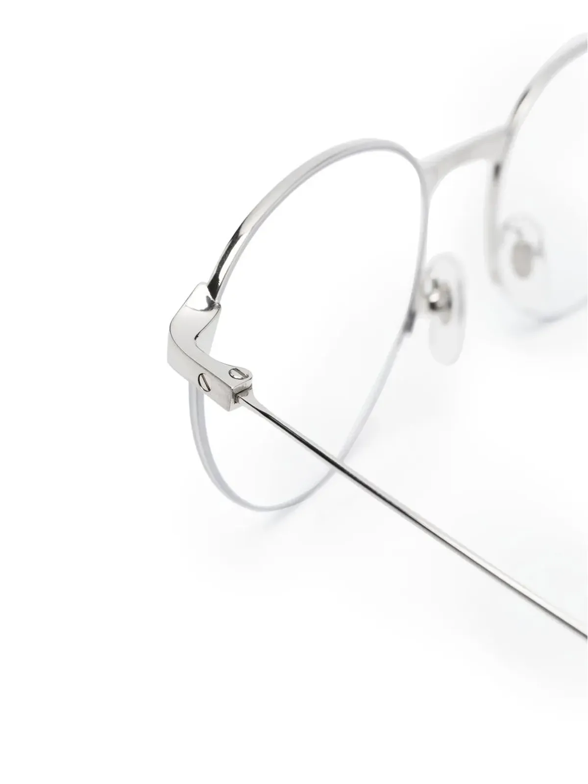 Cartier Eyewear ラウンドフレーム眼鏡 - 画像3