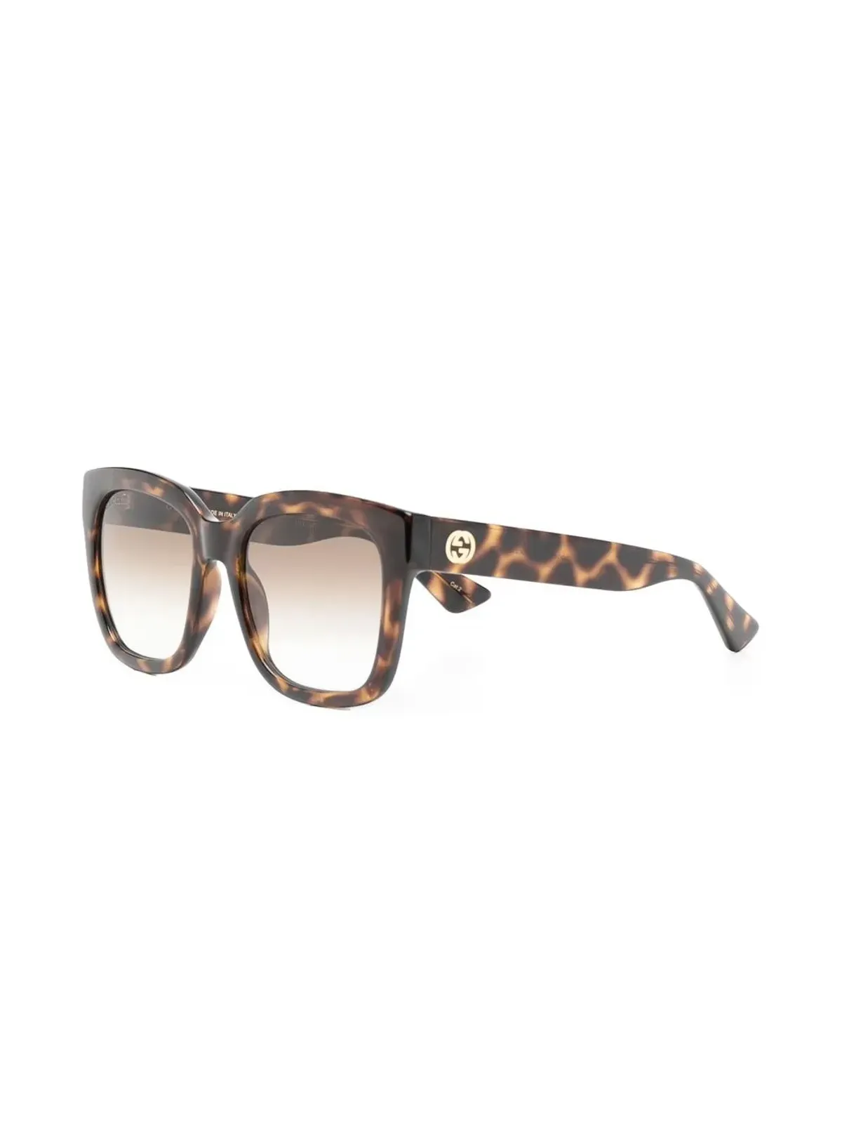 Gucci Eyewear スクエアフレームサングラス ブラウン - 画像2