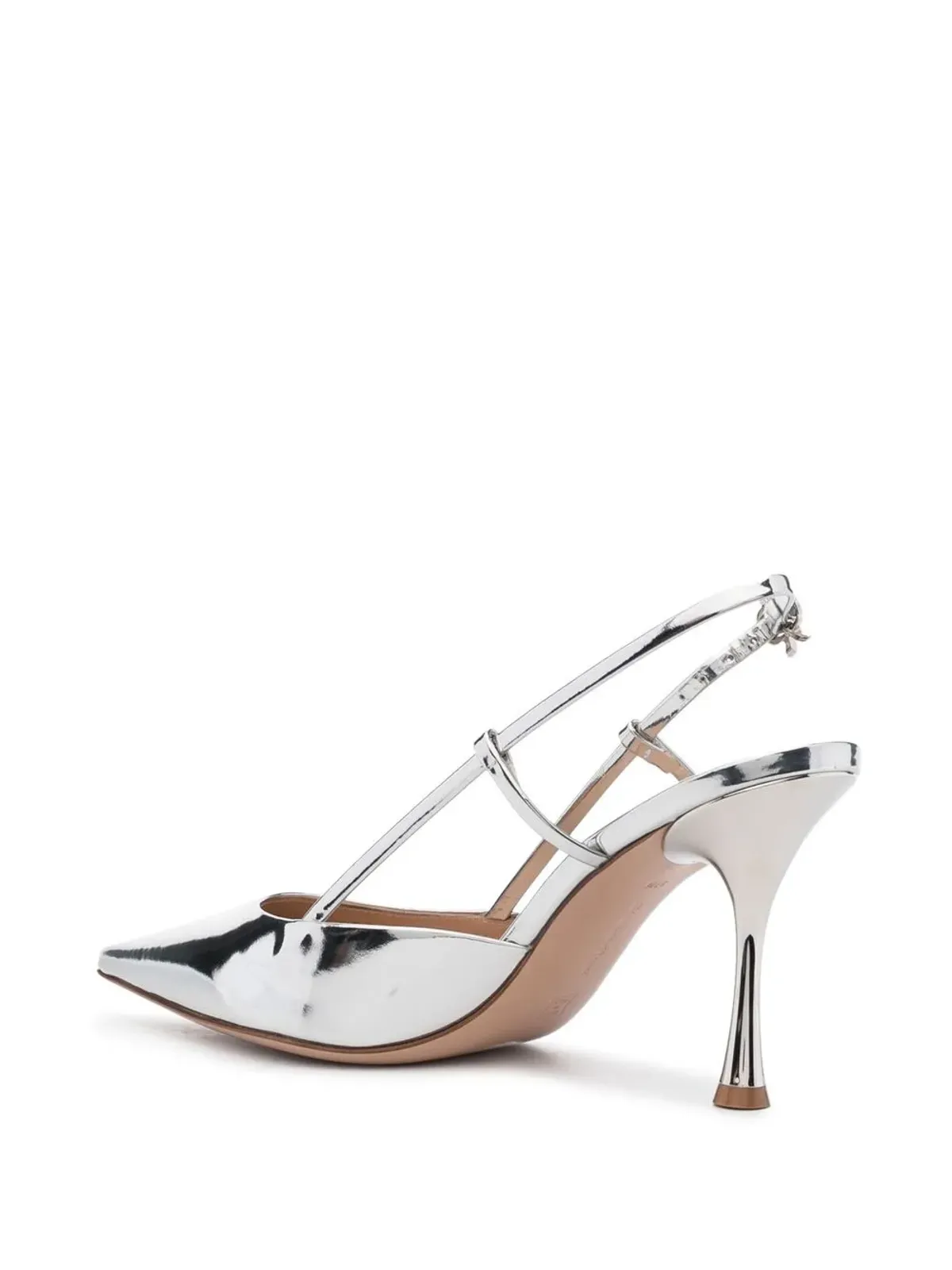 Gianvito Rossi リボン スリングバックパンプス - 画像3