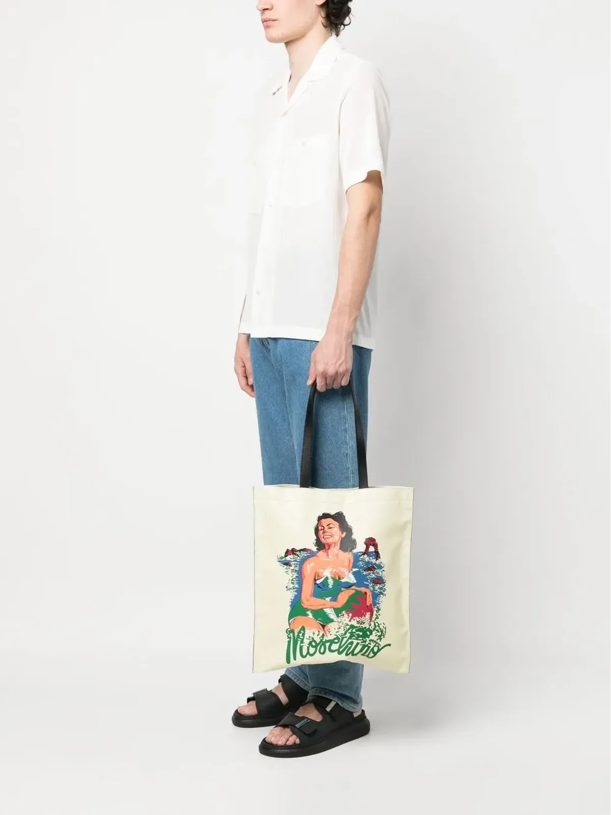 Moschino イラストプリント トートバッグ - 画像2