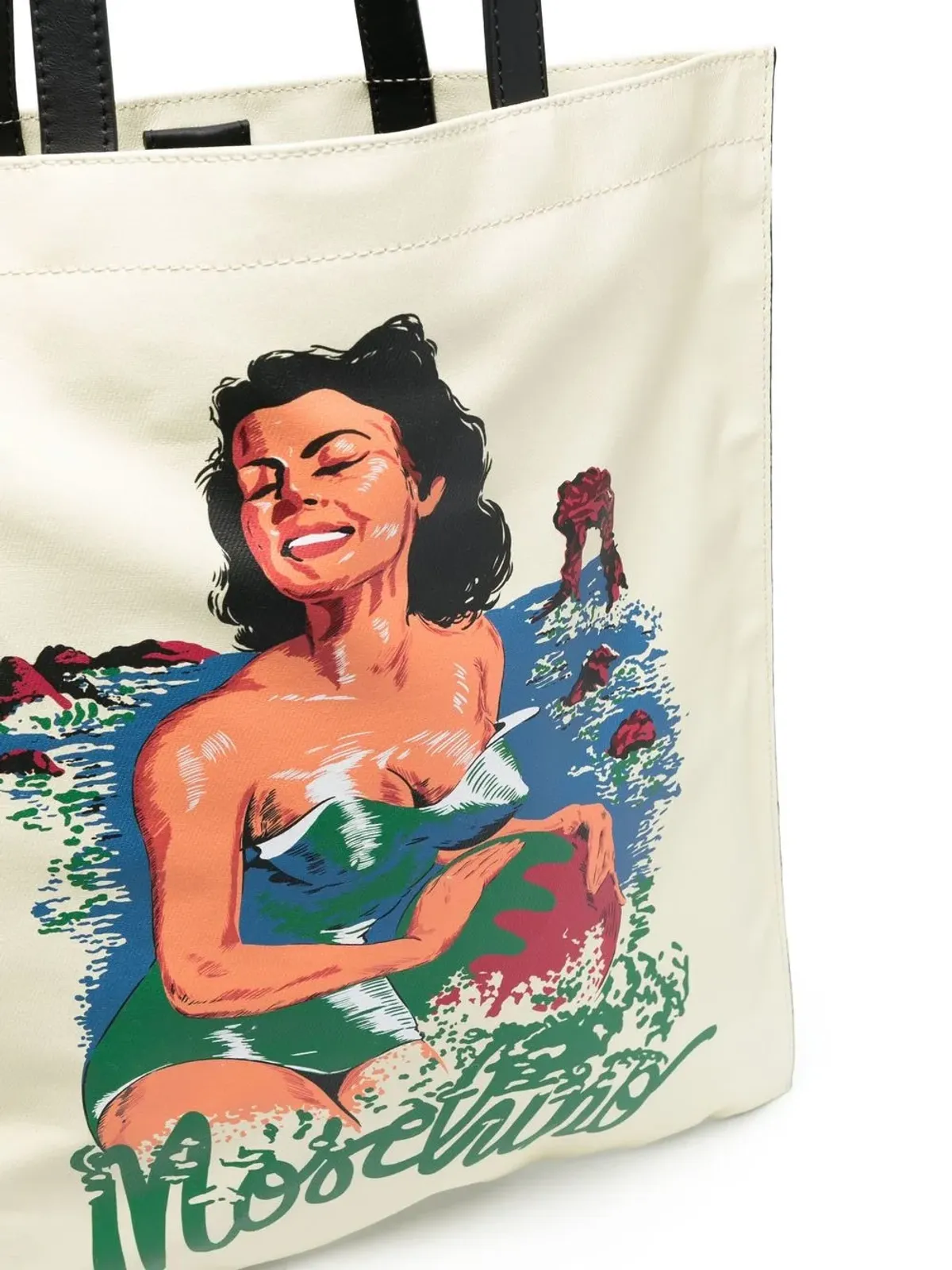 Moschino イラストプリント トートバッグ - 画像4