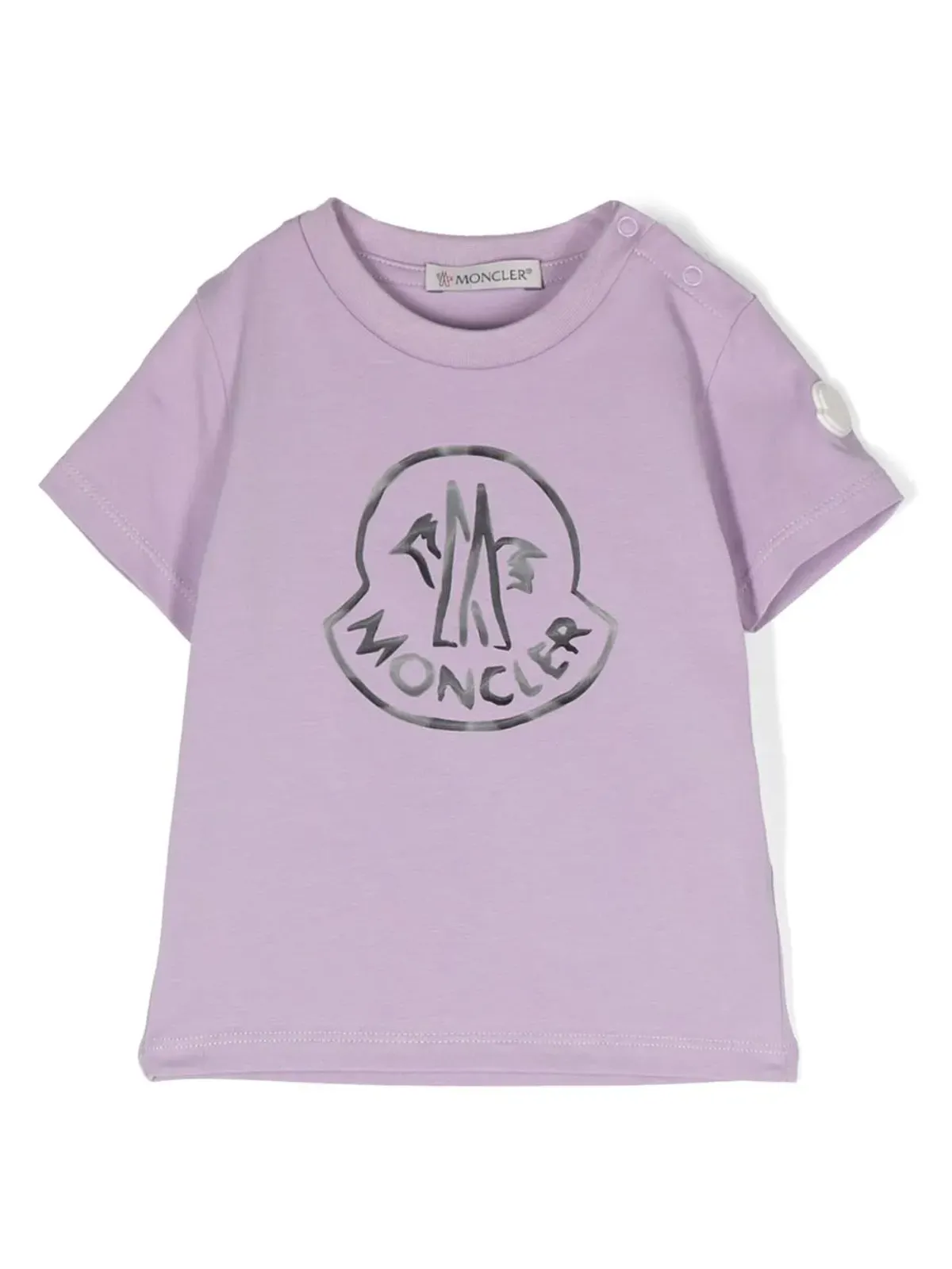 Moncler Enfant ロゴプリント半袖Tシャツ - 画像1