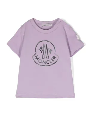 Moncler Enfant ロゴプリント半袖Tシャツ - サムネイル1