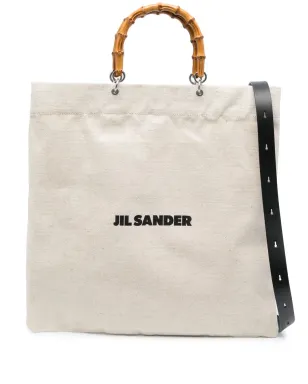 Jil Sander バンブーハンドル トートバッグ - サムネイル1