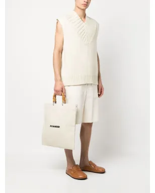 Jil Sander バンブーハンドル トートバッグ - サムネイル2