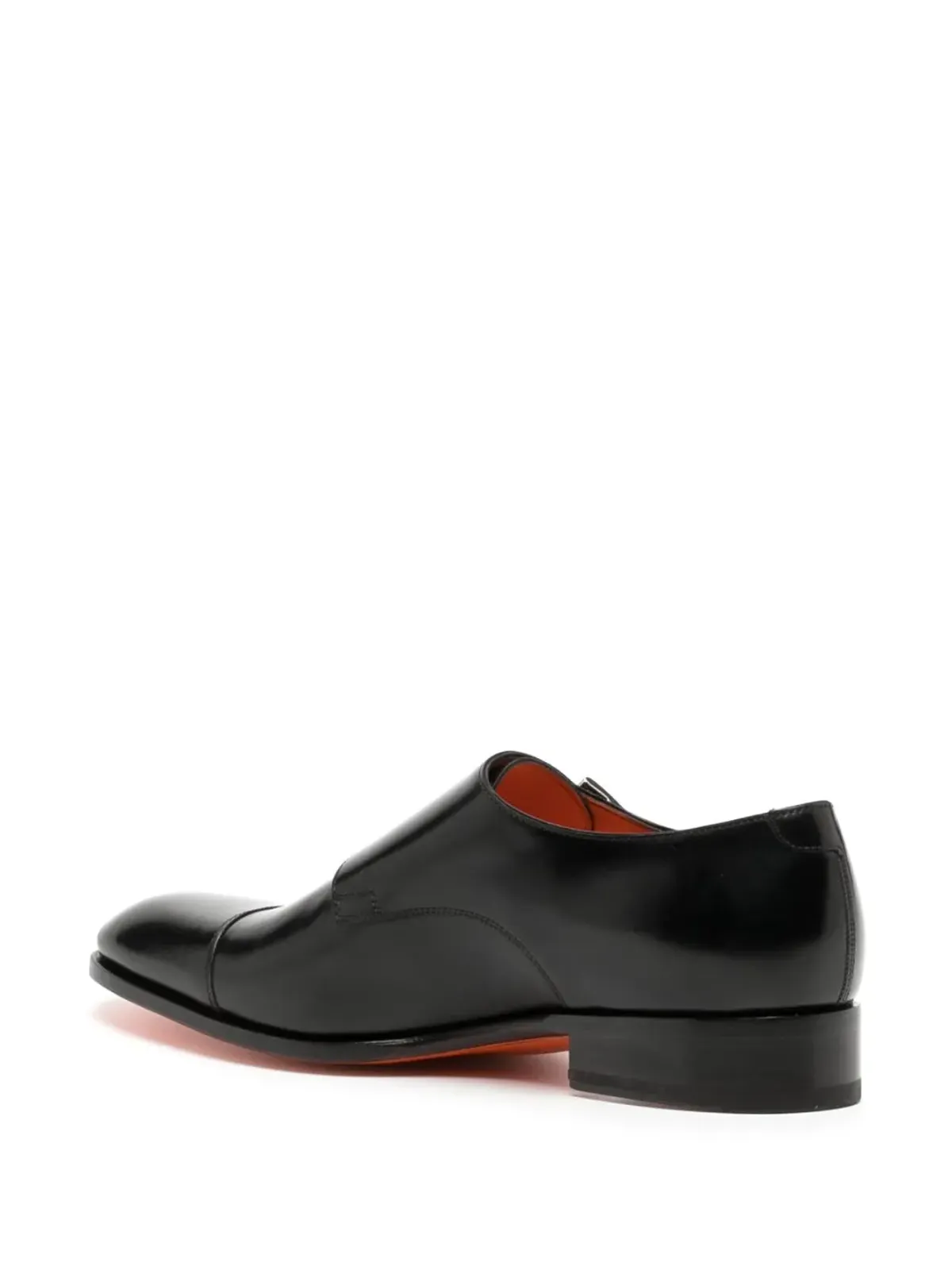 Santoni ダブルバックルレザーシューズ - 画像3