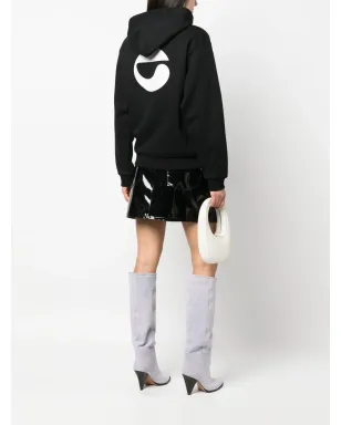 Coperni ロゴプリント コットン フーディー ブラック - サムネイル2