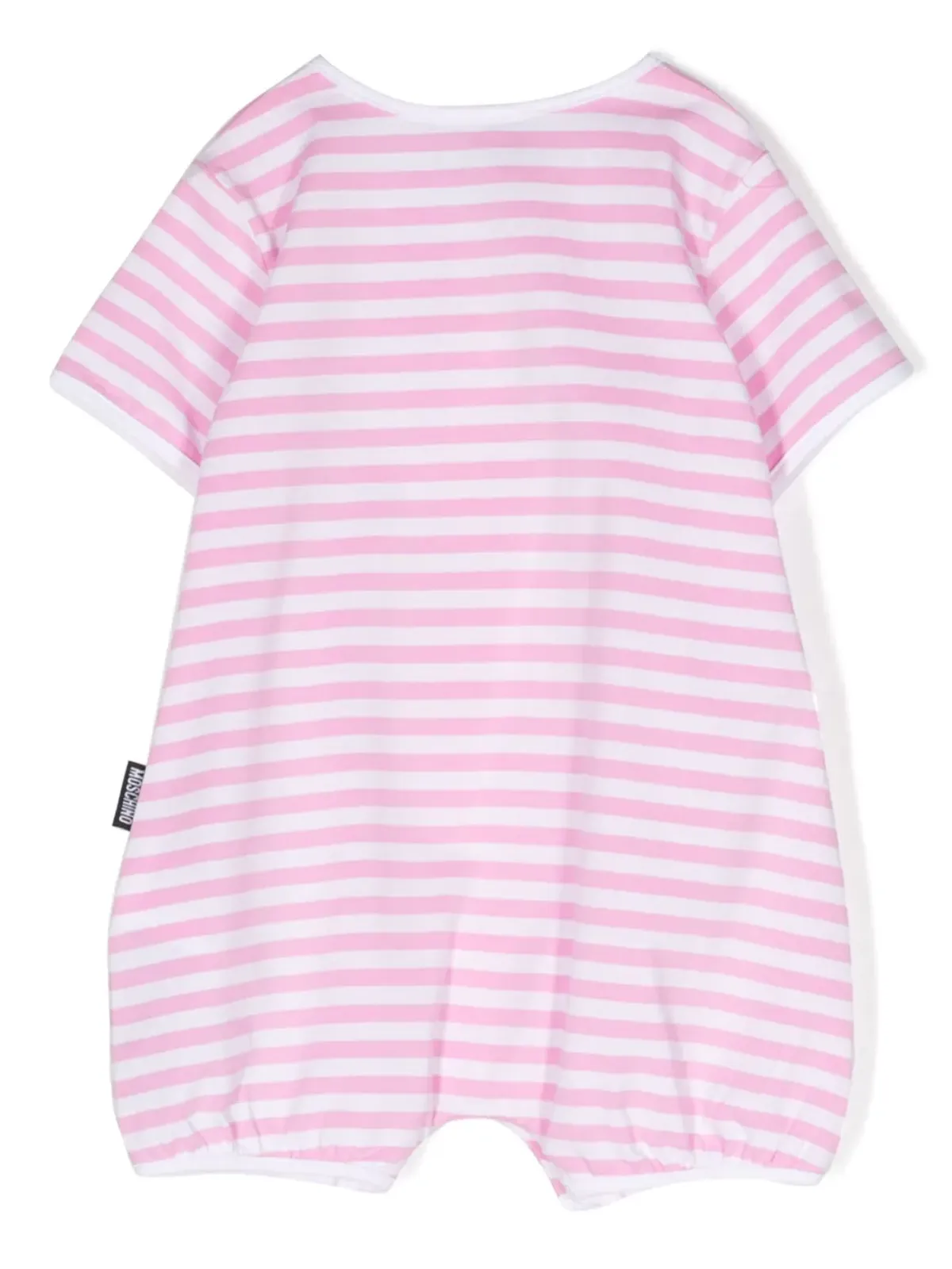 Moschino Kids テディベア柄ストライプショートパンツ - ピンク - 画像2