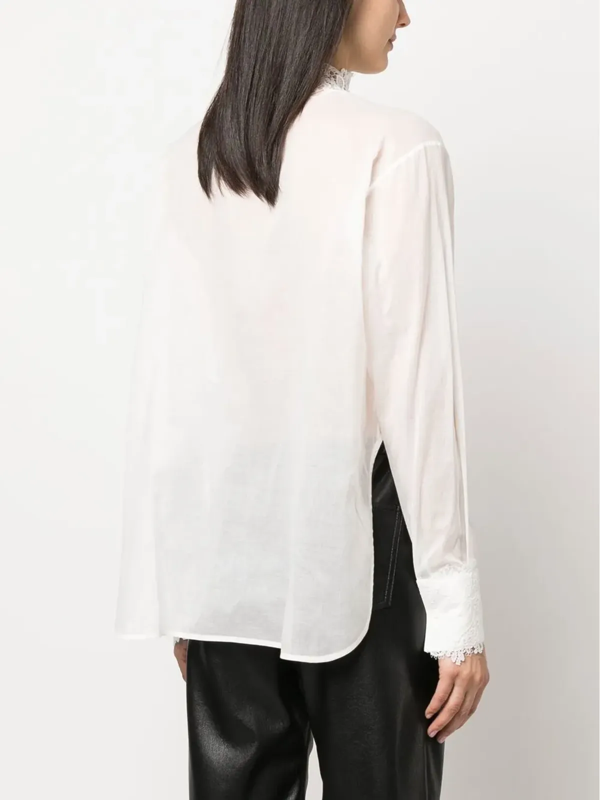 Ermanno Scervino コードドレース長袖シャツ - 画像4
