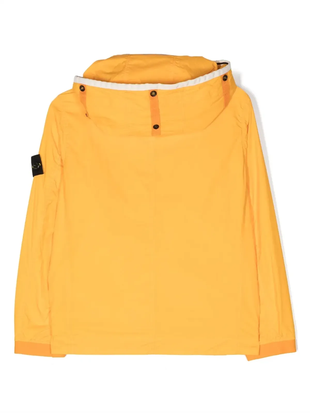 Stone Island Junior ロゴパッチ ジップアップフード付きジャケット - 画像2
