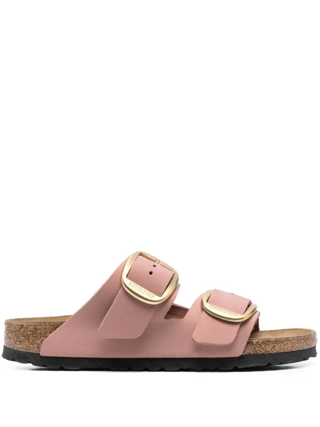 Birkenstock Birkenstock アリゾナ・ビッグバックル レザーサンダル - ピンクの商品画像