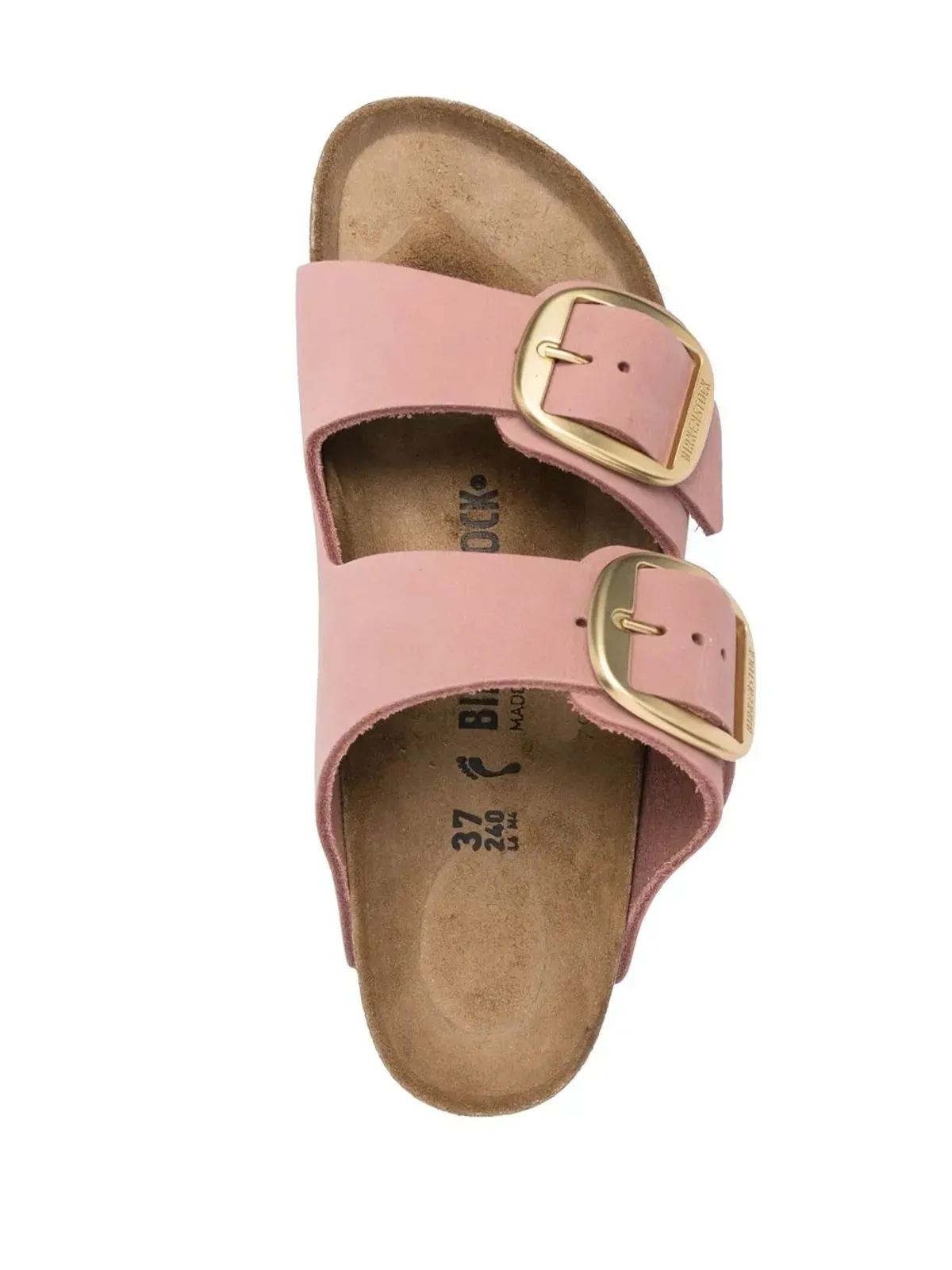 Birkenstock アリゾナ・ビッグバックル レザーサンダル - ピンク - 画像4