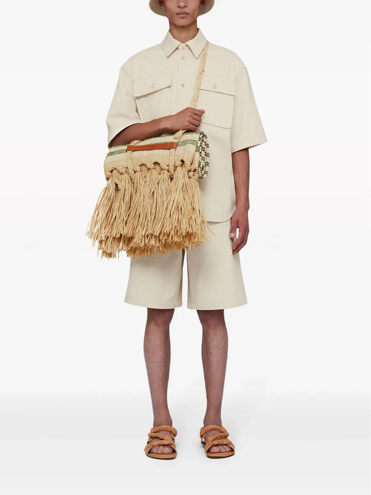 Jil Sander ベルト付きバミューダショーツ - 画像2
