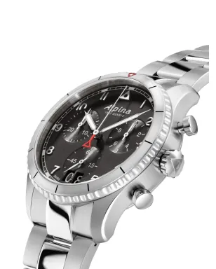 Alpina Startimer Pilot Quartz Chronograph Big Date - Black - サムネイル2