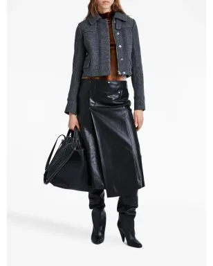 Proenza Schouler ジップド ウール クロップドジャケット - サムネイル2