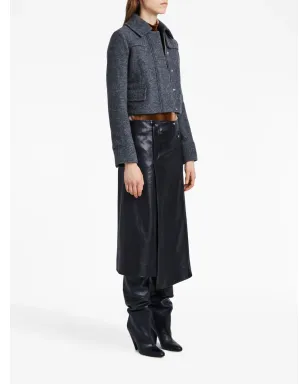 Proenza Schouler ジップド ウール クロップドジャケット - サムネイル3