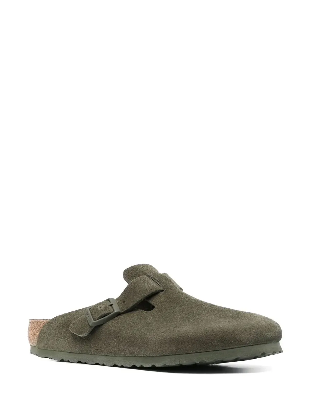 Birkenstock スエードレザーのスリップオンスリッパ - 画像2