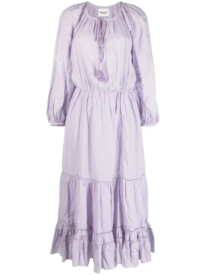 MARANT ÉTOILE MARANT ÉTOILE Latifa フレアミディドレスの商品画像