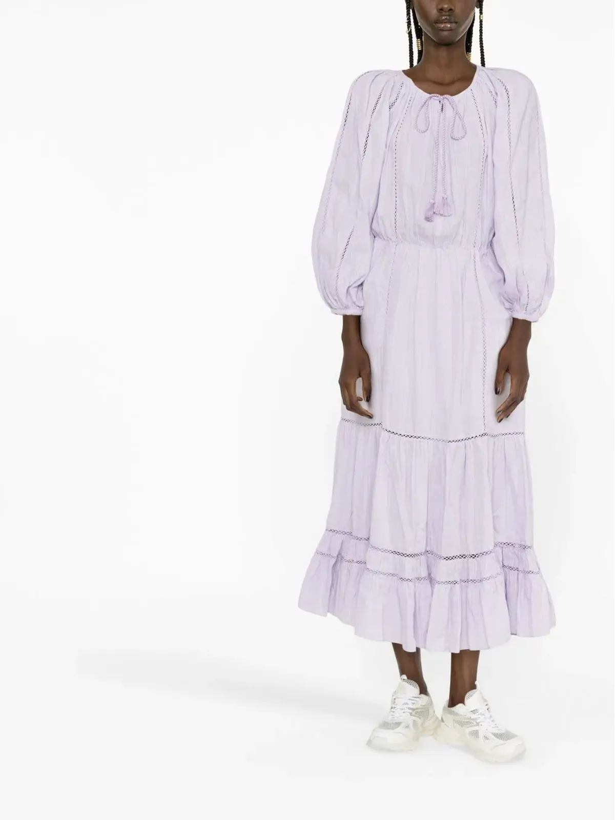 MARANT ÉTOILE Latifa フレアミディドレス - 画像2