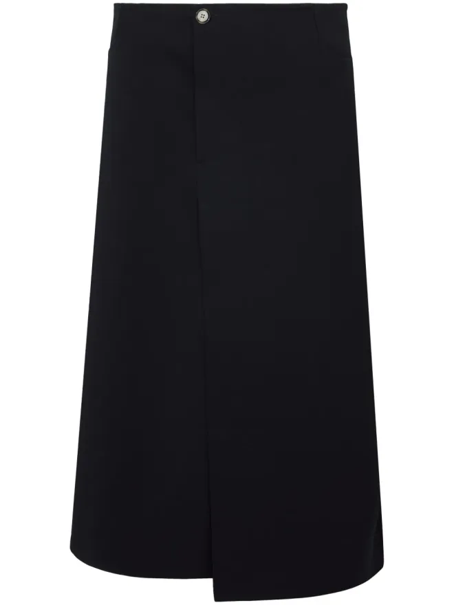 Proenza Schouler Proenza Schouler アシンメトリック ツイル ラップ スカートの商品画像