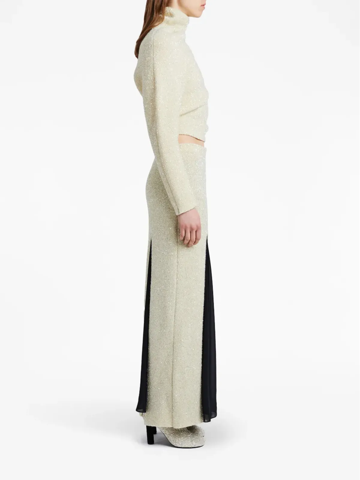 Proenza Schouler ツイステッド・スパンコール装飾ニットセーター - 画像3