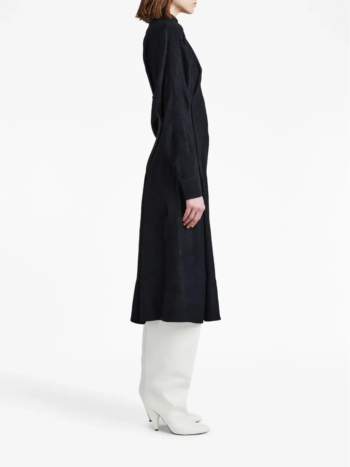 Proenza Schouler フルー・クリンクルド・シャツドレス - 画像3