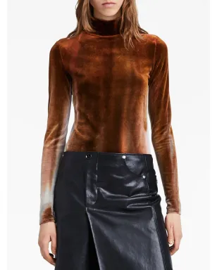 Proenza Schouler アイス染めベルベットトップ - ブラウン - サムネイル5