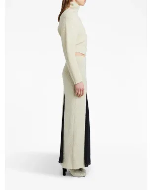Proenza Schouler スパンコール入りパネルデザインのマキシスカート - サムネイル3