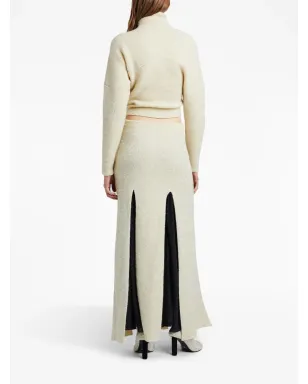 Proenza Schouler スパンコール入りパネルデザインのマキシスカート - サムネイル4