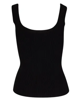Nili Lotan リブニットタンクトップ - Black - サムネイル2