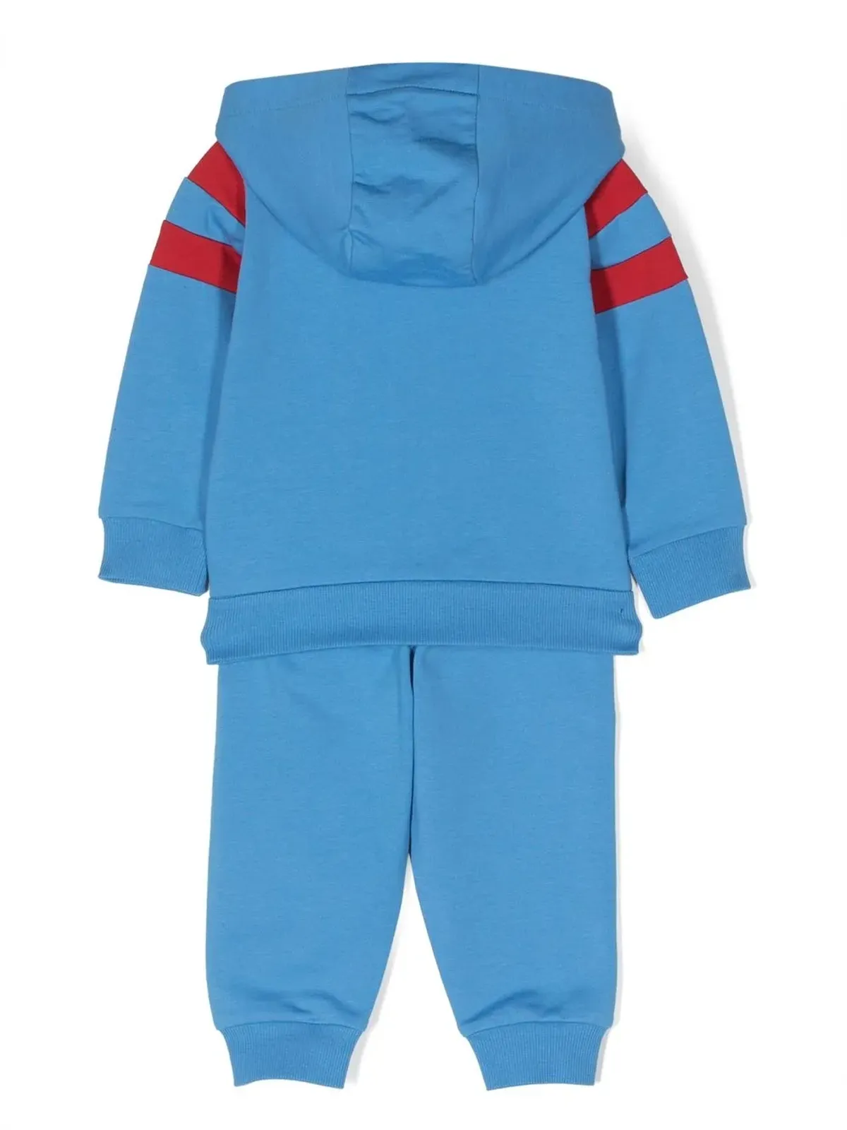 Moncler Enfant フード付きトラックスーツセット ブルー - 画像2