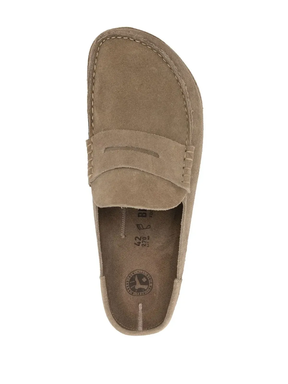 Birkenstock スウェード スリップオン ローファー - 画像4