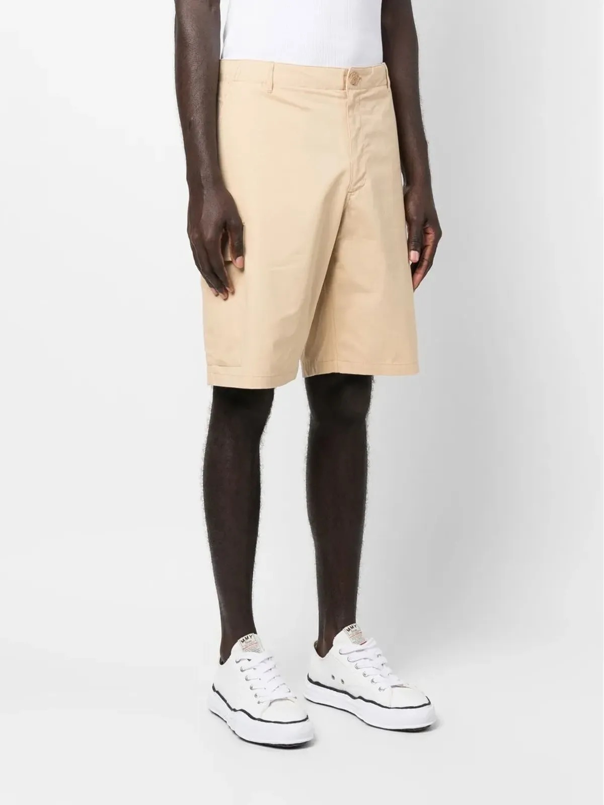 Kenzo ロゴパッチ コットン カーゴショーツ - 画像3